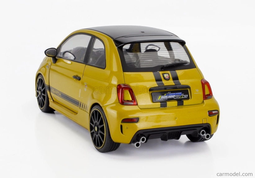 Solido Fiat Nuova 500 Abarth 595 2022 1:18 Žlutá S Černou