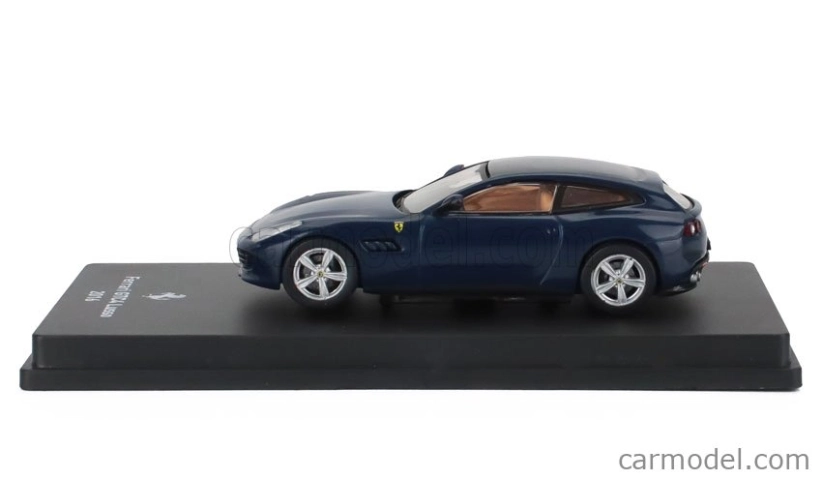Edicola Ferrari Gtc4 Lusso 2016 - Con Vetrina - With Showcase 1:64 Blu Tour De France - Blue Met