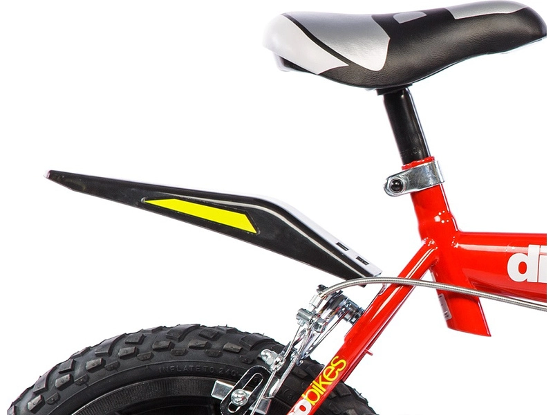 DINO Bikes - Detský bicykel 14" červený
