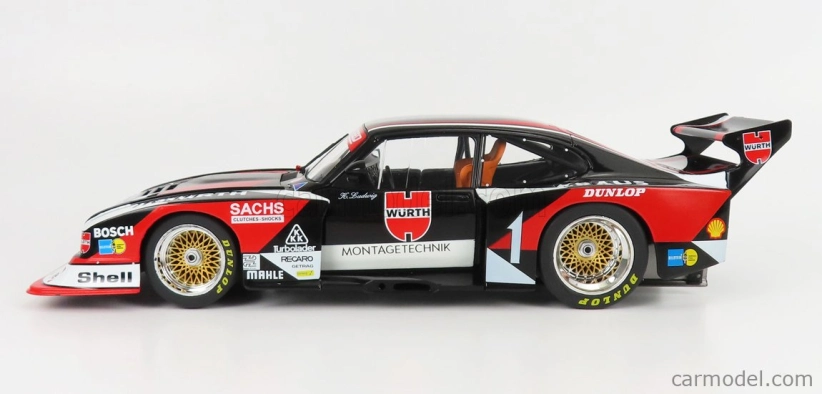 Werk83 Ford england Capri Turbo Gr.5 Zakspeed N 1 Drm 1980 Klaus Ludwig 1:18 Black