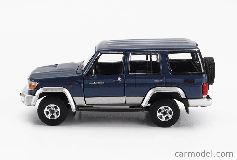 Bm-creations Toyota Land Cruiser Lc76 2014 1:64 Modrá Stříbrná