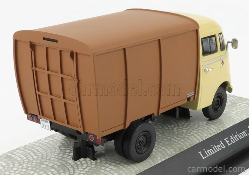 Premium classixxs Mercedes benz L319 Truck Trasporto Bestiame 1955 - Livestock Transporter 1:43 Béžově Hnědá