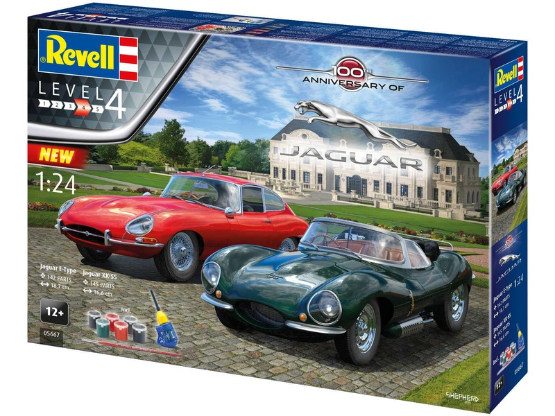 Revell 100 rokov Jaguaru (1:24) (darčeková sada)