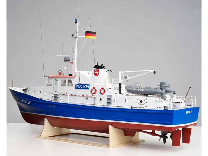 ROMARIN policajný čln W3 s doplnkami 1:25 kit