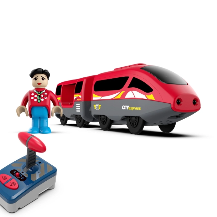 2Kids Toys Elektrická vlaková souprava s ovladačem a figurkou