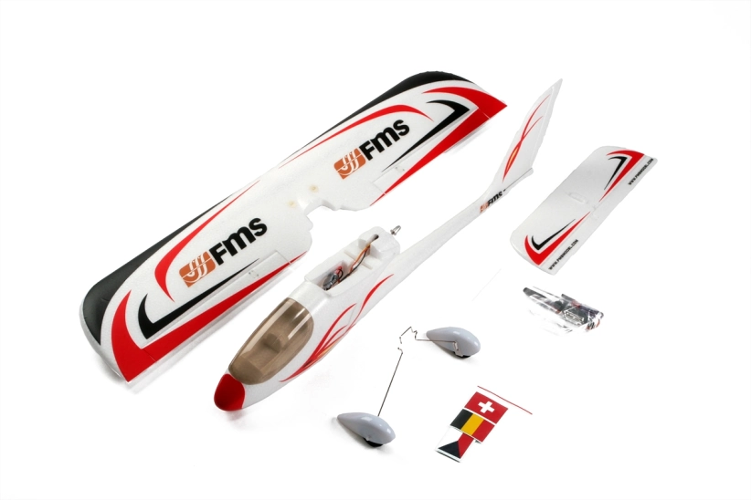 RC lietadlo Red Dragonfly