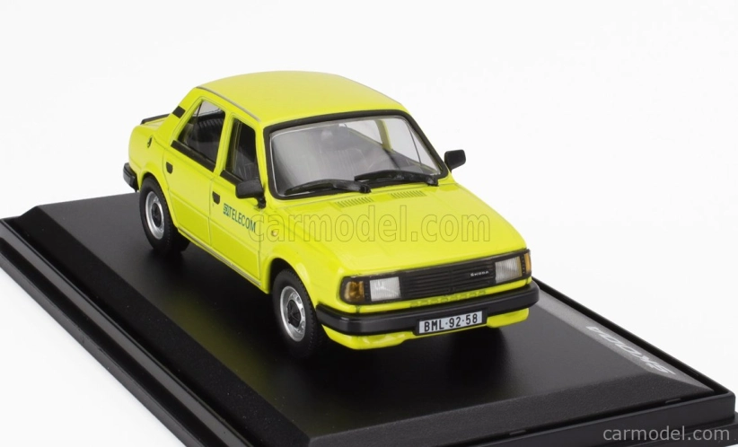 Abrex Škoda 120l Telecom 1984 1:43 Žltá