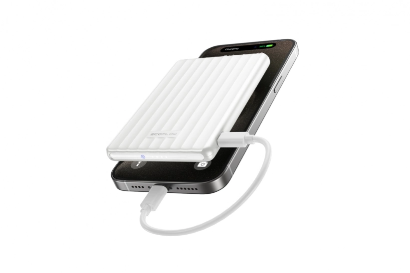 Magnetická power banka EcoFlow RAPID (5000 mAh)- biela