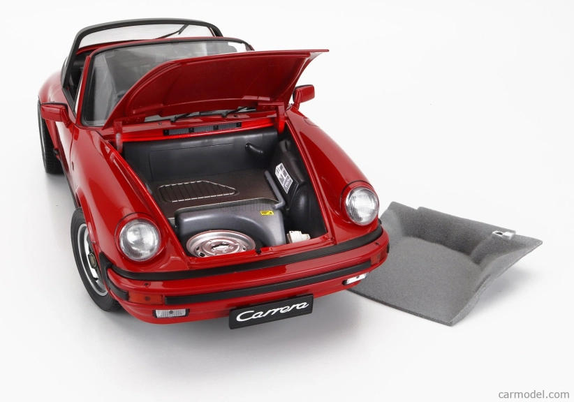 Schuco Porsche 911 3.2 Carrera Targa Cabriolet 1989 1:12 Red