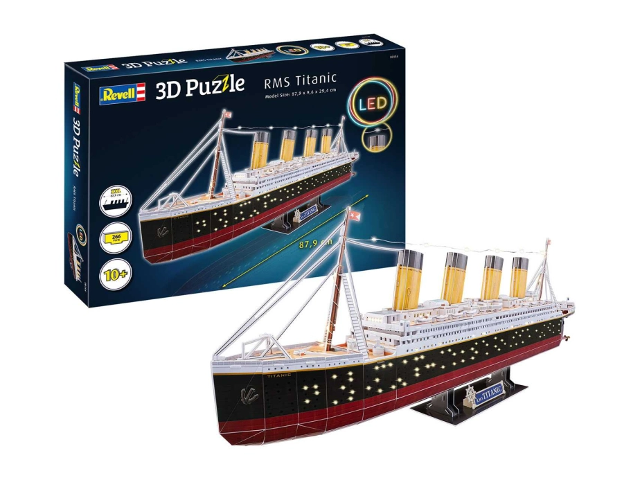 Revell 3D Puzzle – RMS Titanic s LED osvetlením