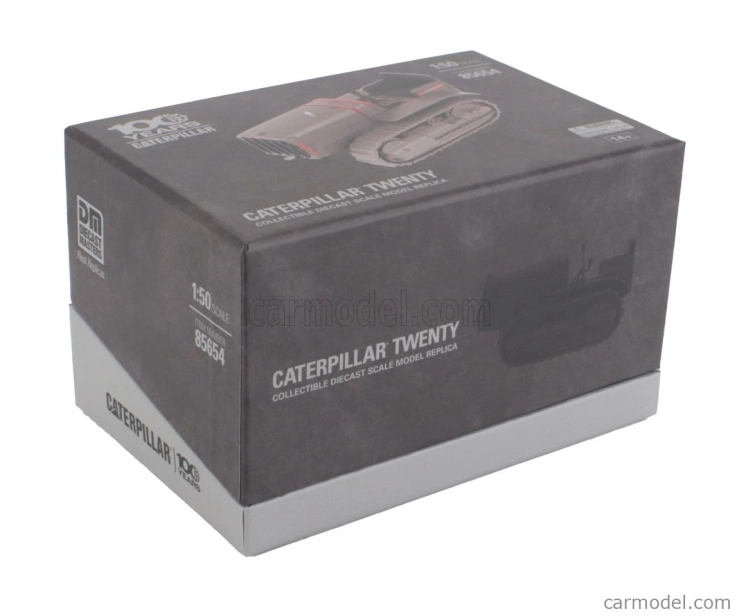 Dm-models Caterpillar Twenty Cingolato - Tractor 1:50 Grey