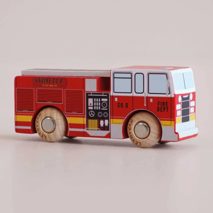 Le Toy Van Dřevěné hasičské auto Quinn