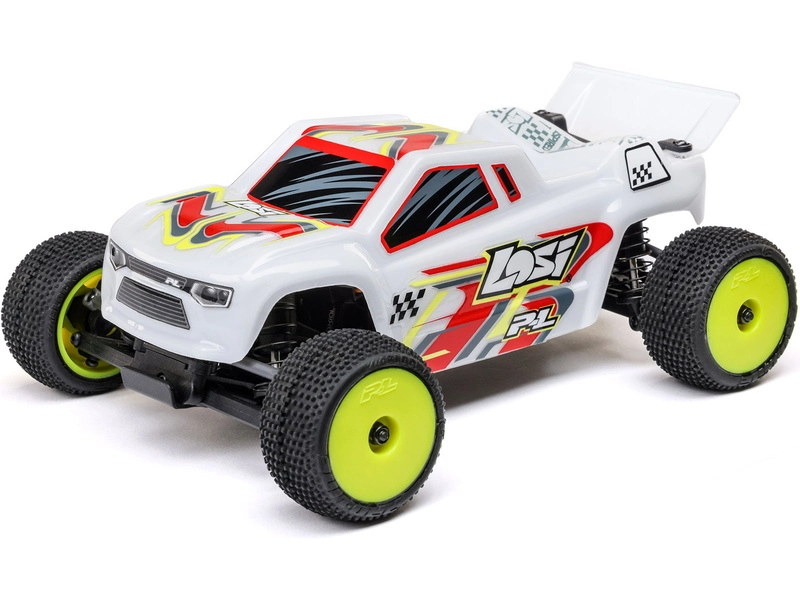 BAZAR – RC auto Losi Micro-T 1:28 RTR, biele