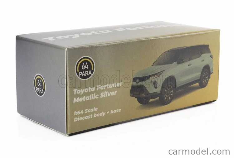 Paragon-models Toyota Fortuner Rhd 2023 1:64 Stříbrná Černá