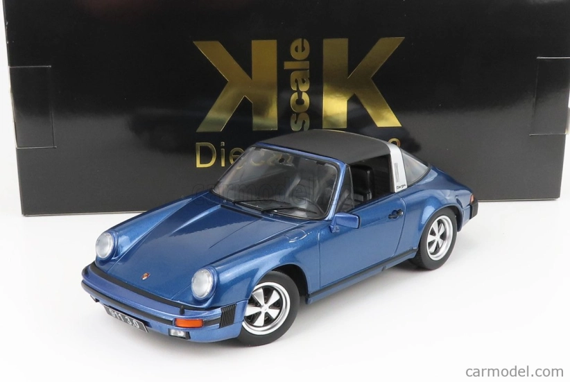Kk-scale Porsche 911 Carrera 3.0 Targa 1977 1:18 Blue Met
