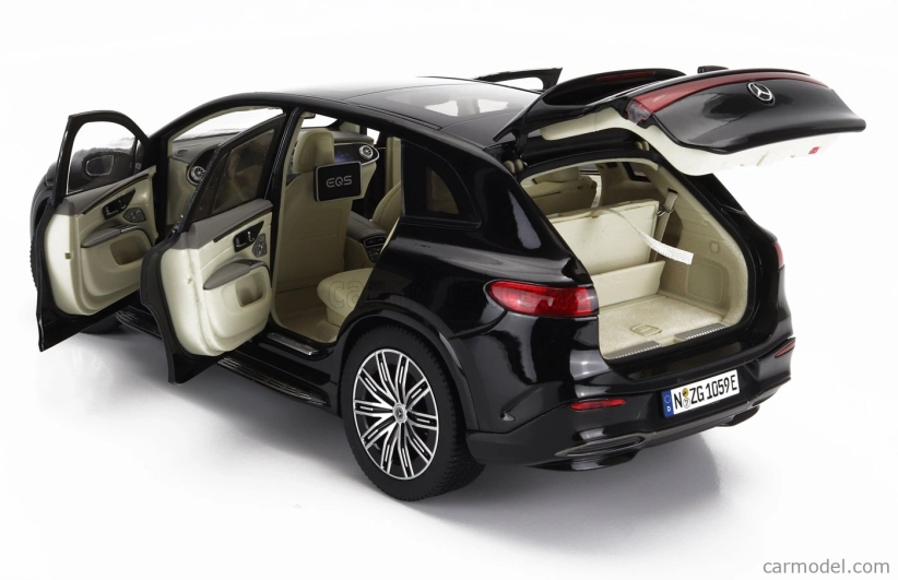Nzg Mercedes Benz Eqs Suv (x296) Von Mercedes-eq Amg Line 2022 1:18 Black