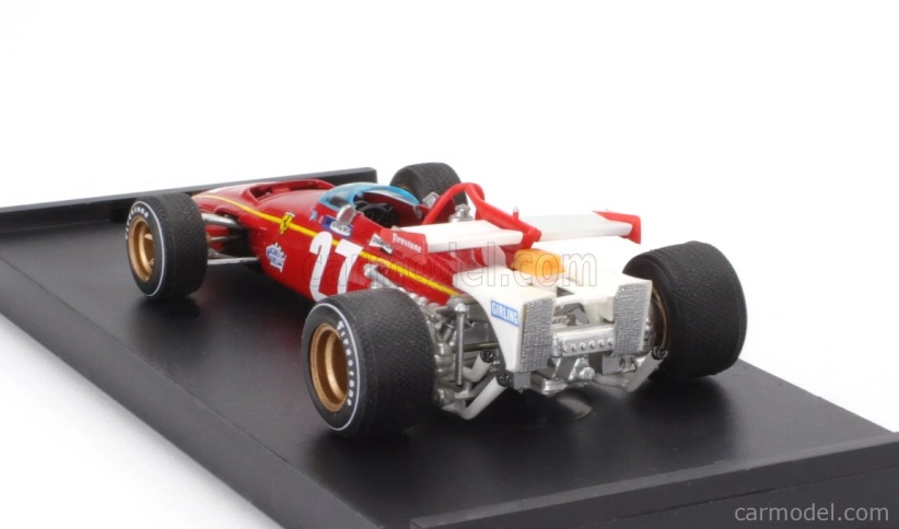 Brumm Ferrari F1 312b N 27 Belgium Gp 1970 Jacky Ickx 1:43 Červená Bílá
