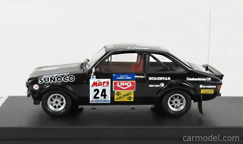 Trofeu Ford england Escort Mkii N 24 Rally 1000 Lakes 1979 L.lampi - P.kuukkala 1:43 Black