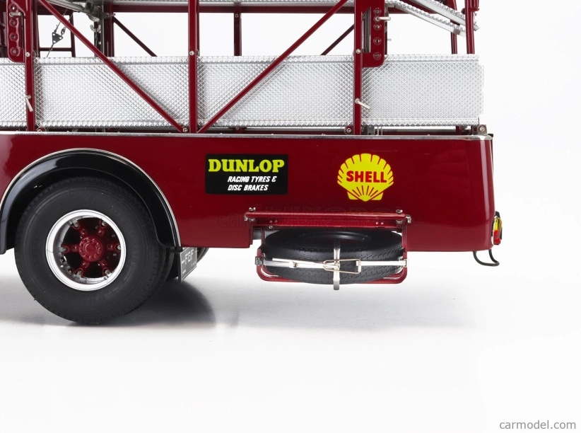 Cmc Fiat 642rn2 Truck Bartoletti F1 Ferrari Car Transporter 1957 1:18 Červená