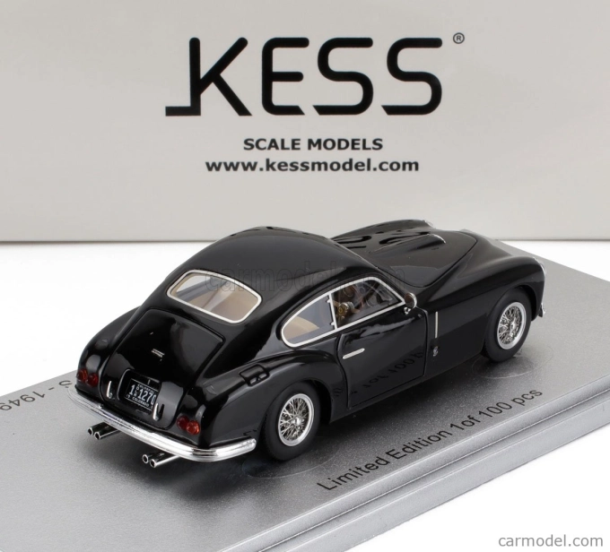 Kess-model Ferrari 166 S/n.037s Inter Farina Berlinetta 1949 1:43 Black