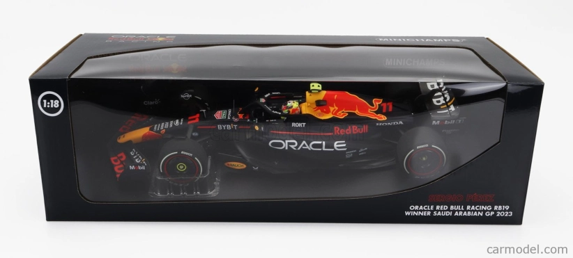 Minichamps Red bull F1 Rb19 Team Oracle Red Bull Racing N 11 1:18, tmavě modrá