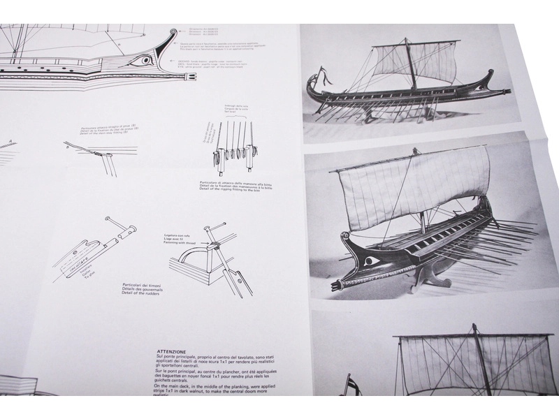 AMATI Grécka Bireme 1:35 kit