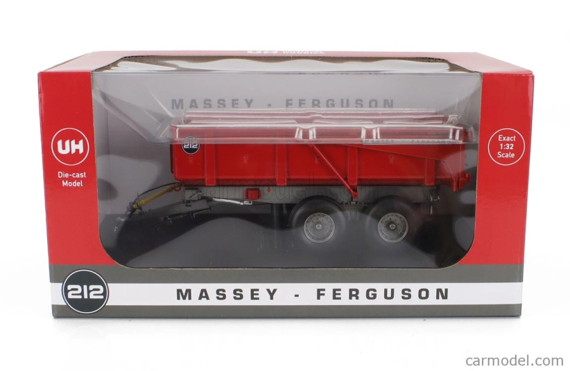 Universal hobbies Massey ferguson Trailer Mf 212 Generation 1 Tandem Tipping 1:32 Červená
