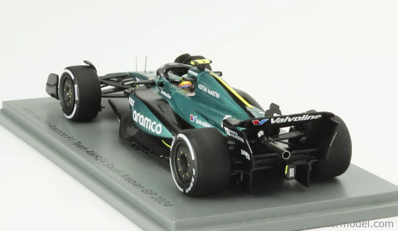 Spark-model Aston martin F1 Amr24 Team Aramco Cognizant N 14 5. Saudská Arábia Gp 2024 Fernando Alonso 1:43 Zelená čierna