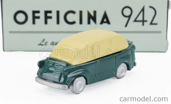 Officina-942 Fiat 600 Multipla Speciale Carrozzeria Frua 1956 1:76 Zelená Béžová