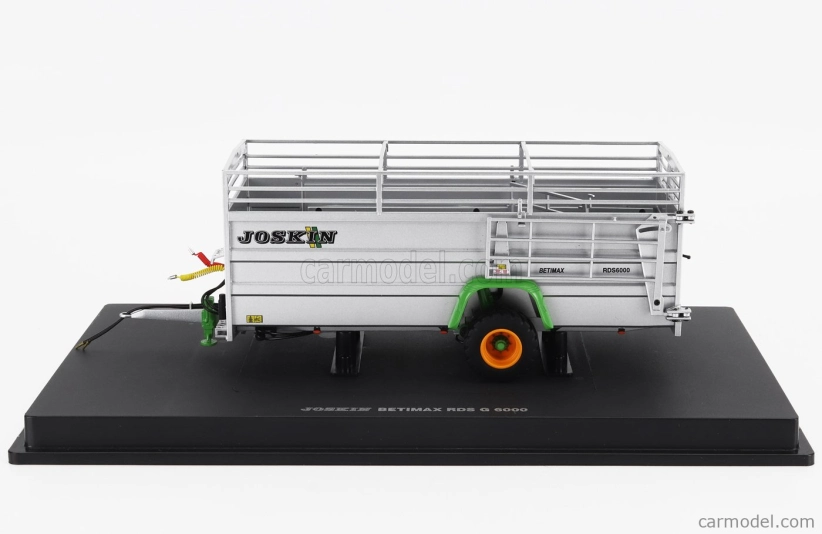Universal hobbies Joskin Betimax Rds7500 Trailer Livestock Transporter - Carrello Trasporto Animali 1:32 Silver