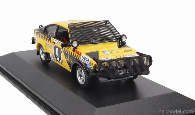 Cmr Opel Kadett C Coupe (night Version) Team Opel Euro Handler N 9 Rally East African Safari 1976 Walter Rohrl - Claes Billstam 1:43 Žlutá Černá