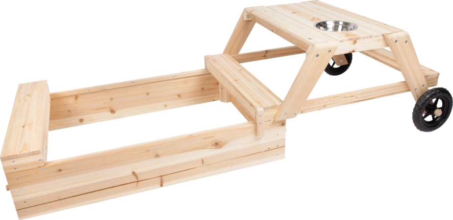 small foot Pískoviště s posezením 3v1 - poškozený obal