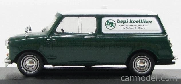 Edicola Austin Mini Van Bepi Koelliker 1968 1:43 Zelená biela