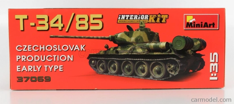 Miniart Kampfpanzer T-34/85 Tank vojenský československý 1944 1:35 /