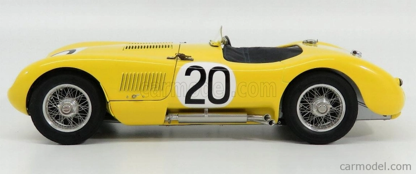 Cmc Jaguar C-type Spider 3.4l Team Ecurie Francorchamps N 20 9. ročník 24h Le Mans 1953 Roger Laurent - Charles De Tornaco 1:18 žltá