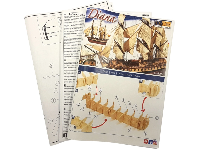 OCCRE Diana 1:85 kit