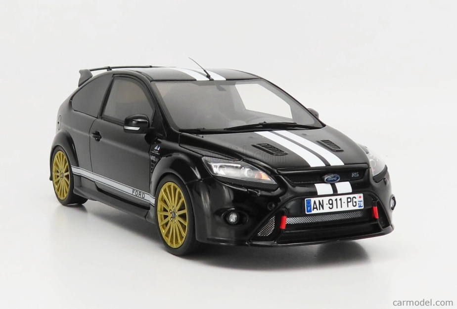 Otto-mobile Ford england Focus Rs Mkii 2010 - 24h Le Mans Tribute 1:18 Černá Bílá