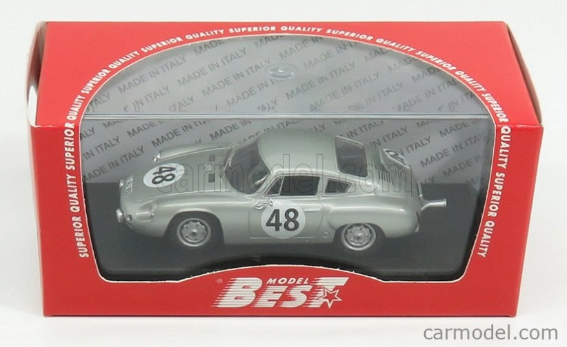 Najlepší model Porsche 356b Carrera Abarth N 48 7. 12h Sebring 1962 Gurney - Holbert 1:43 Silver
