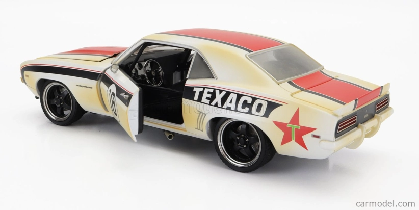 Gmp Chevrolet Camaro Rs Coupe N 18 Texaco Racing 1969 1:18 Biela červená čierna