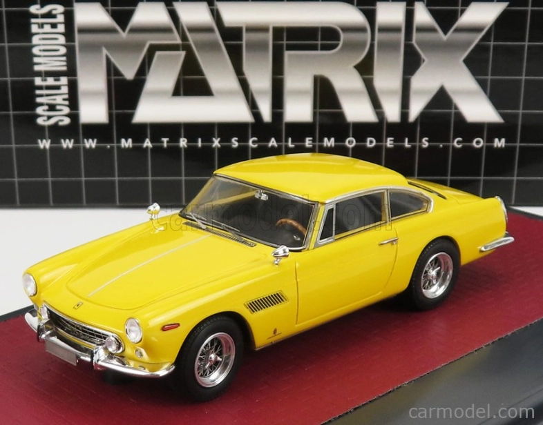 Modely v mierke Matrix Ferrari 250gt 2+2 Coupe 1960 1:43 Yellow