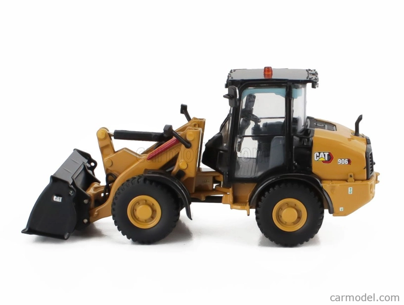 Dm-models Caterpillar Cat906 Compact Ruspa Gommata - Scraper Tractor Wheel Loader 1:50 Žlutá Černá