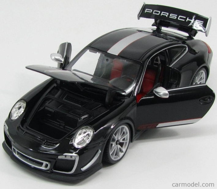 Bburago Plus Porsche 911 GT3 RS 4.0 1:18 čierna