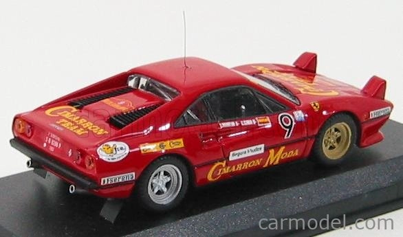 Najlepší model Ferrari 308gtb N 9 Rally Catalunya 1985 C.caba 1:43 Red
