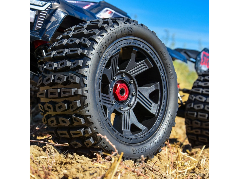 Duratrax kolo 5.7" 1:6 Brutus Monster Truck, disk Ripper černý H24mm (2)