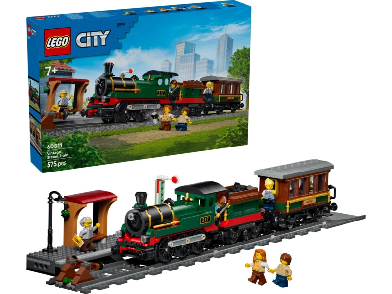 LEGO City - Vintage parný vlak