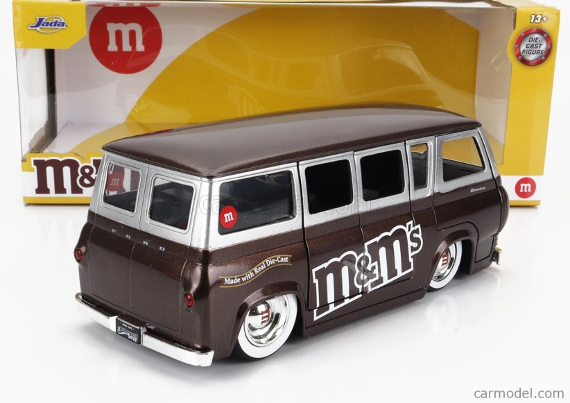 Jada Ford usa Econoline Minibus With M&m's Figure 1965 1:24 Brown