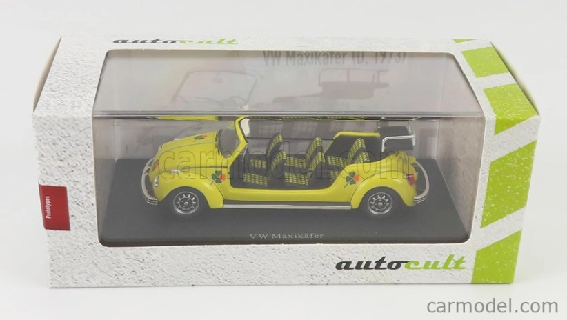 Autocult Volkswagen Maxikaefer (chrobák) Nemecko 1963 1:43 Žltá