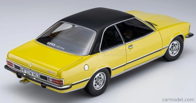 Touring modelcars Opel Commodore B Gs/e Coupe 1975 1:18 Žltá čierna