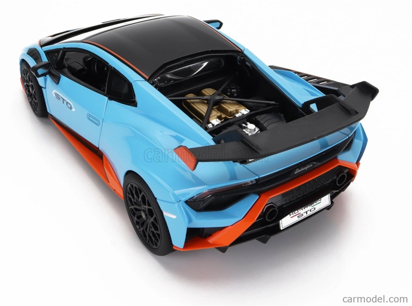 Rastar Lamborghini Huracan Sto Lp640-2 2021 1:18 svetlo modrá oranžová