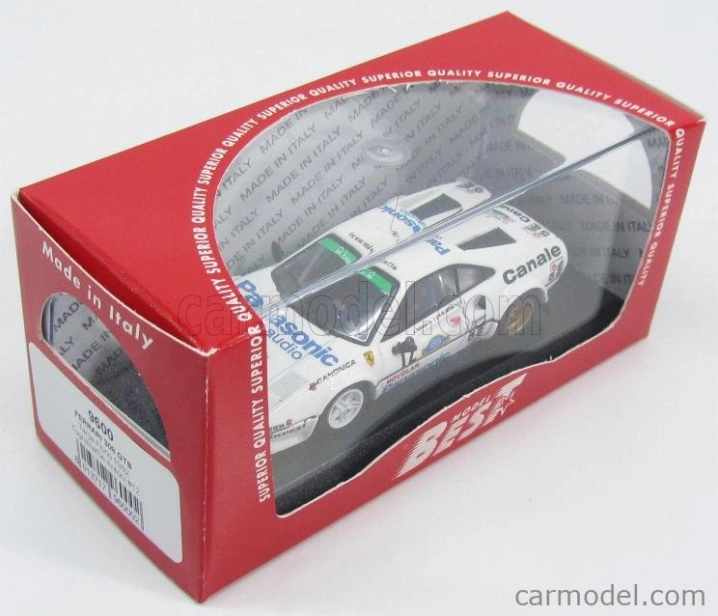 Najlepší model Ferrari 308 Gtb Coupe (nočná verzia) N 12 Winner Targa Florio 1982 Tognana - De Antoni 1:43 White